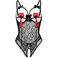iMixCity Conjuntos de Lencería Mujer Encaje Atractivo Pasión Babydoll Ropa de Dormir